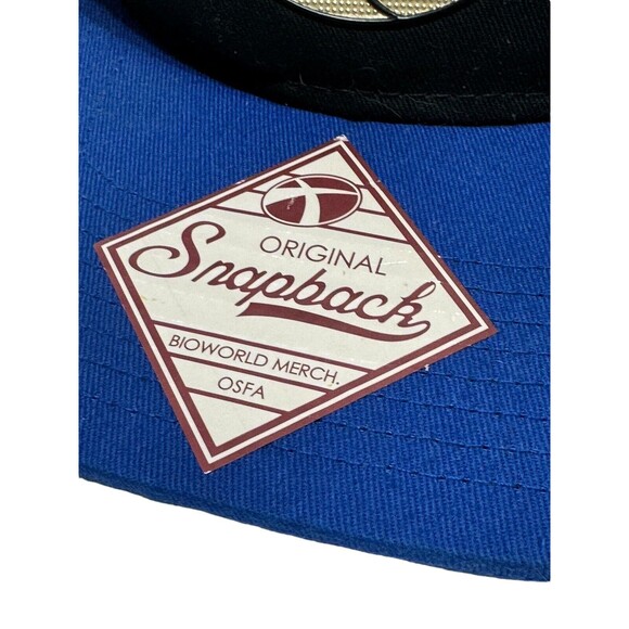 Space Jam Original Snapback Hat Bioworld Merch OFSA Adjustable Cap Black & Blue - Picture 4 of 9